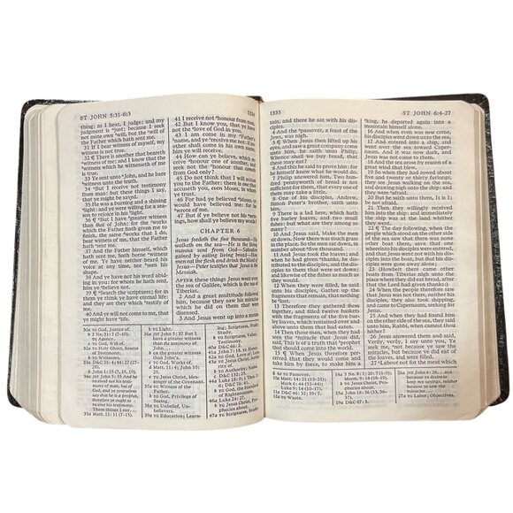 The Holy Bible King James 1979 Church Of Jesus Christ Of LDS Leather Cover - Picture 3 of 6